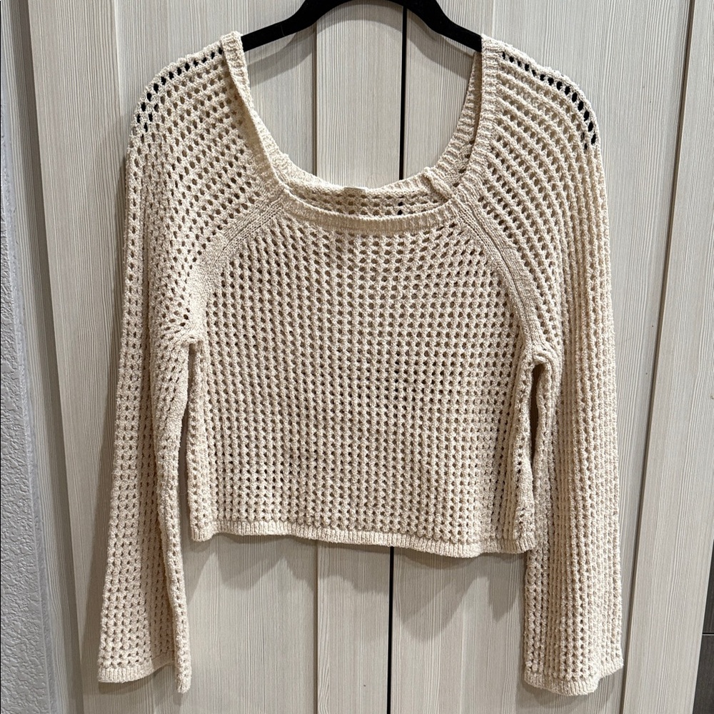 Old Navy Cream Off-the-Shoulder Sweater